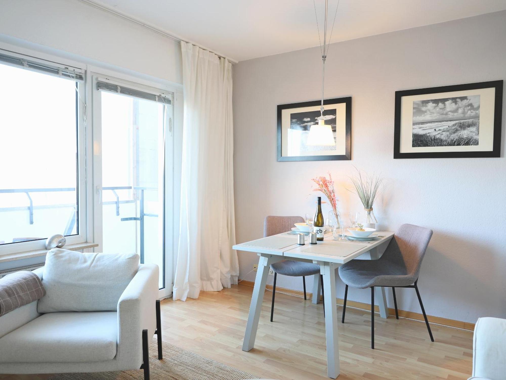 Modernes 2-Zimmer-Appartement Mit Balkon. Westerland Exteriér fotografie