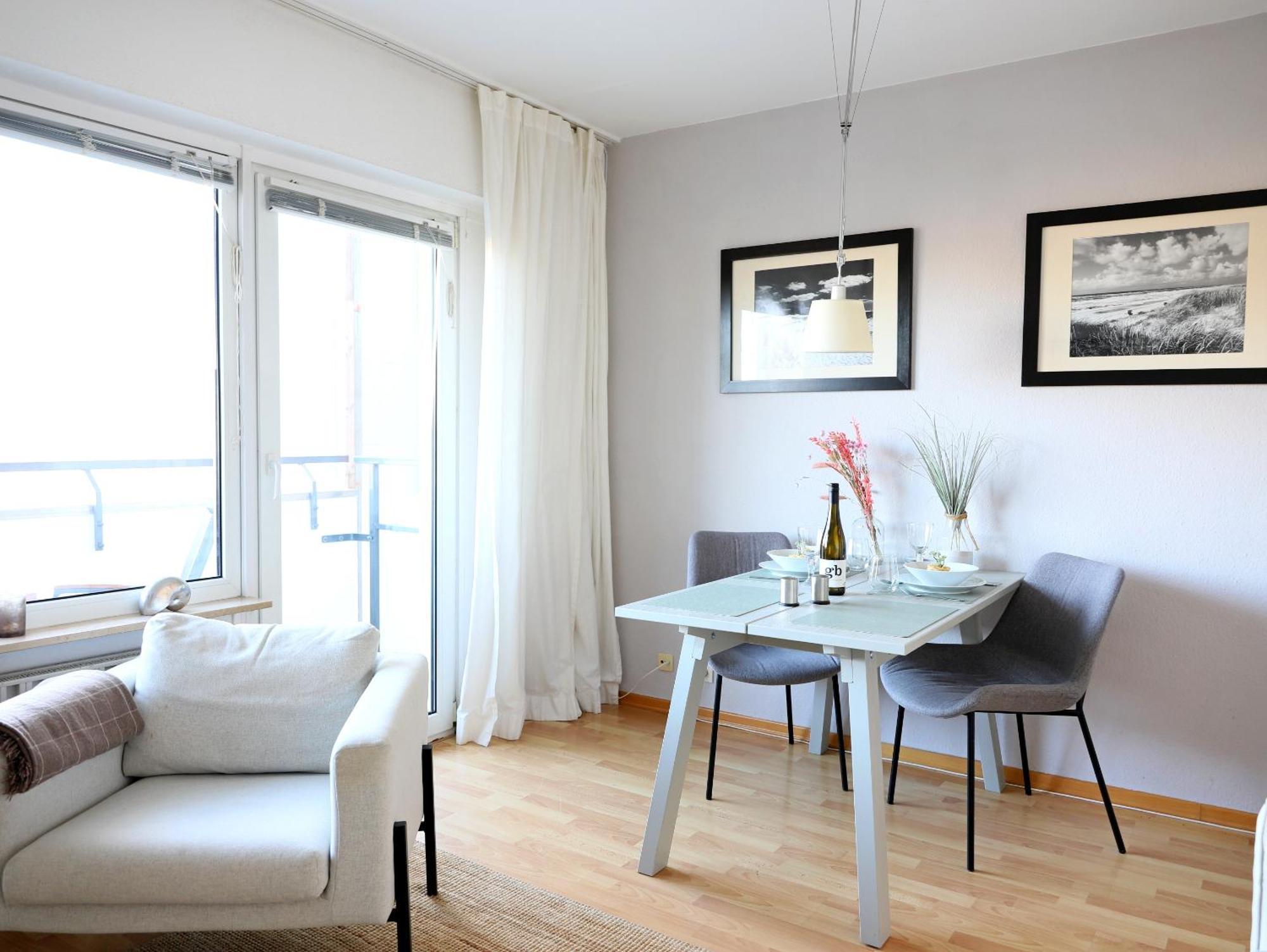 Modernes 2-Zimmer-Appartement Mit Balkon. Westerland Exteriér fotografie
