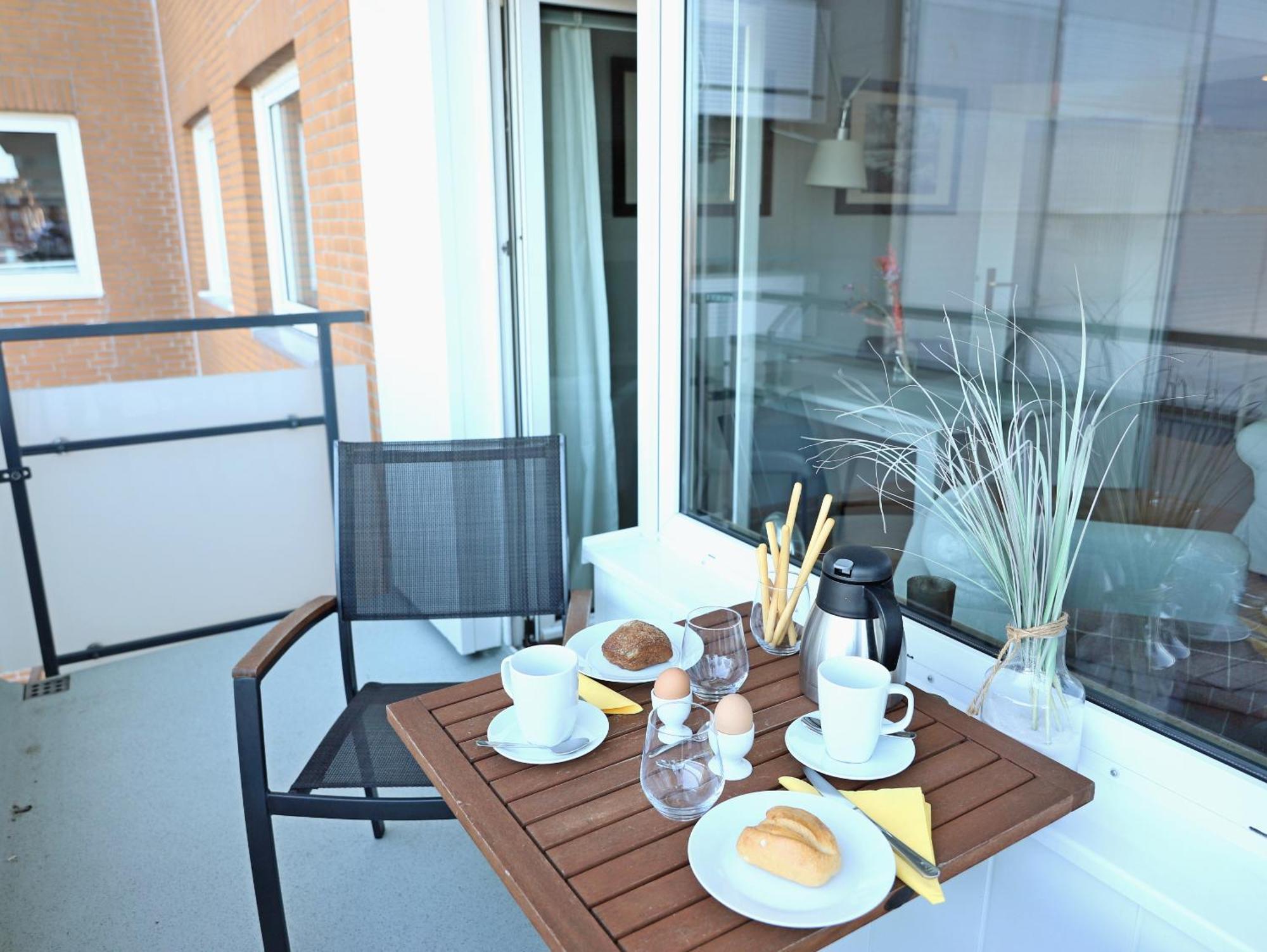 Modernes 2-Zimmer-Appartement Mit Balkon. Westerland Exteriér fotografie