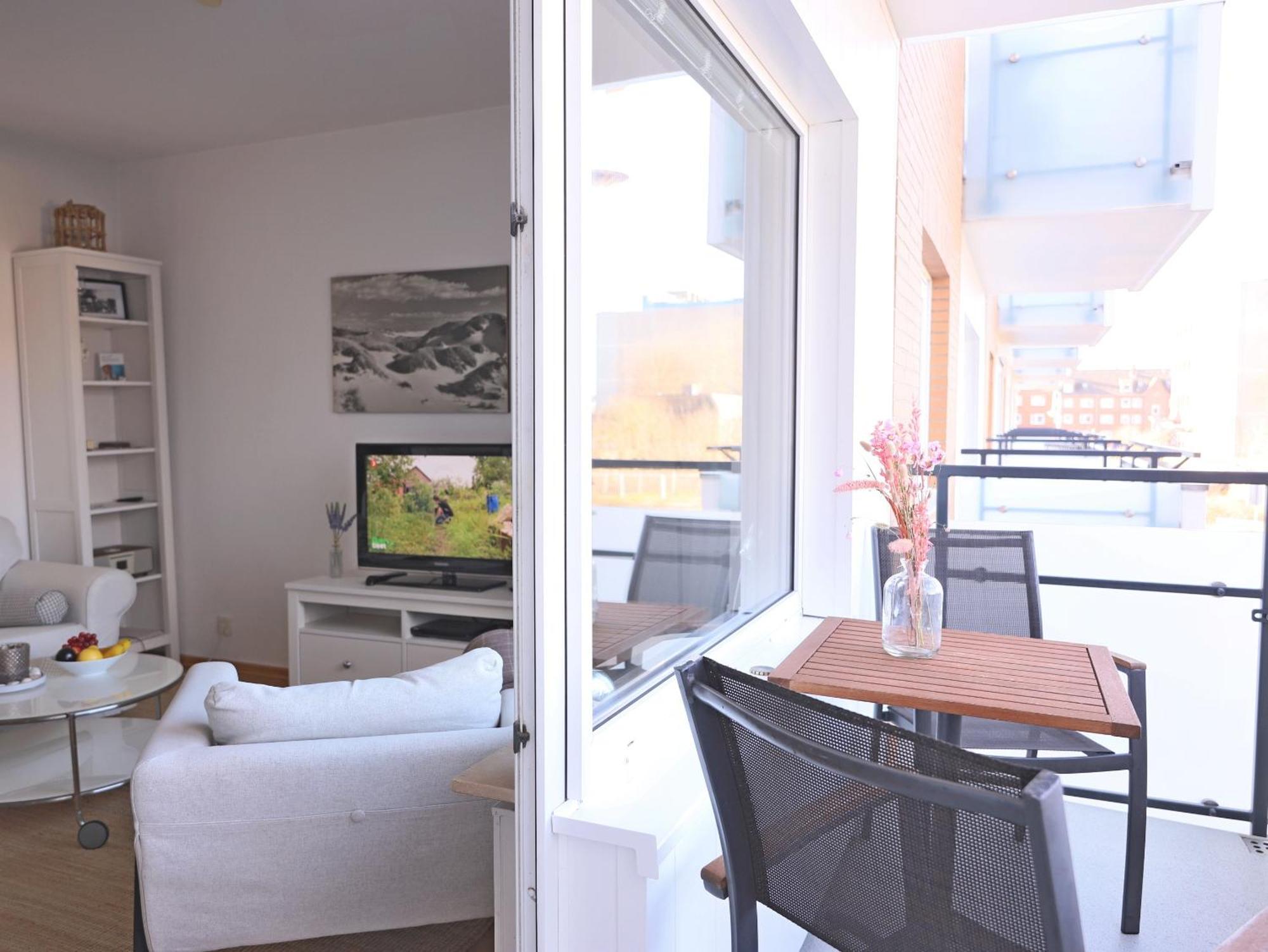 Modernes 2-Zimmer-Appartement Mit Balkon. Westerland Exteriér fotografie